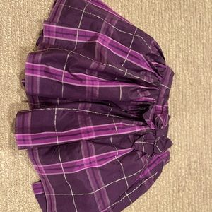 Janie and Jack holiday plaid skirt size 8